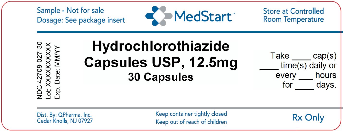 42708-027-30 Hydrochlorothiazide Capsules USP 12_5mg x 30 V2