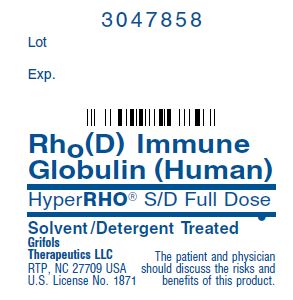 HyperRHO SD Full Dose Syringe