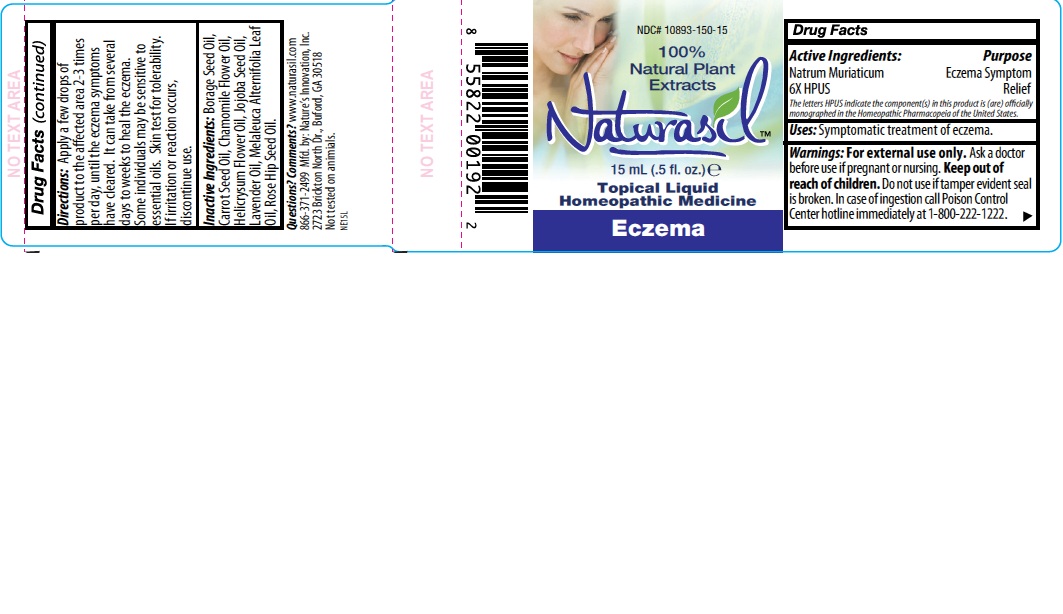 Naturasil Eczema 15 ml bottle label