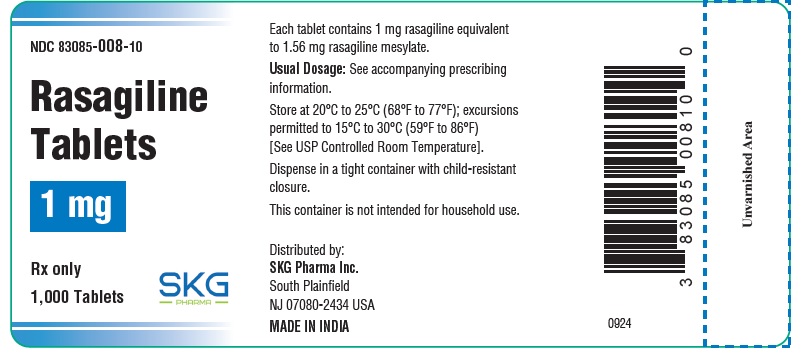 1 mg-1,000 Tablets Bottle Label