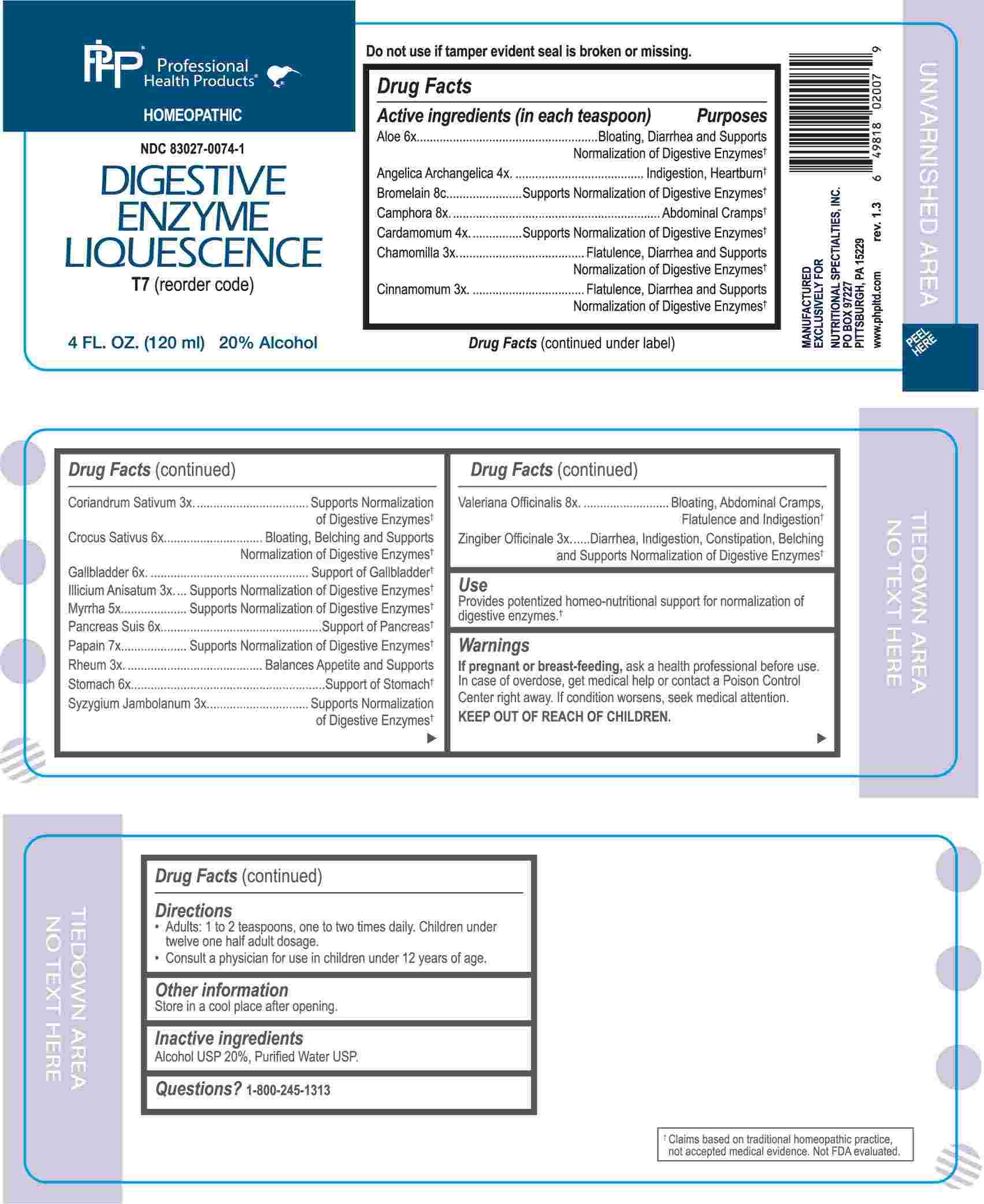 DIGESTIVE ENZYME  LIQUESCENCE