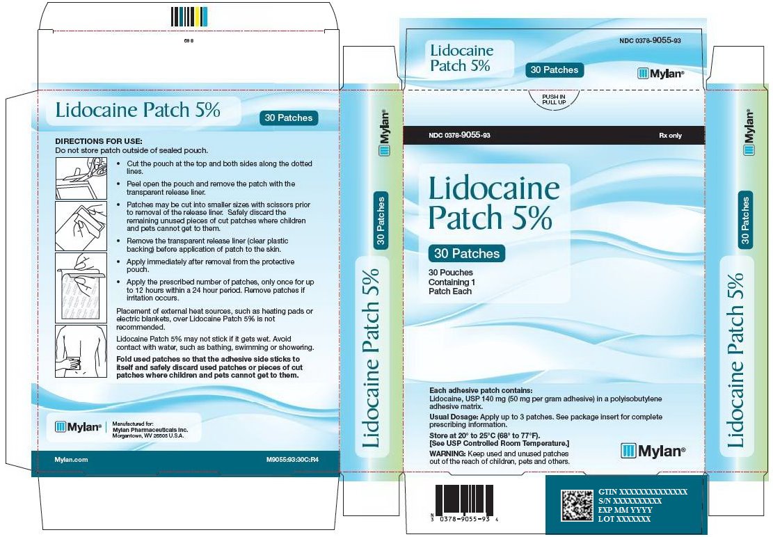 Lidocaine Patch 5% Carton Label