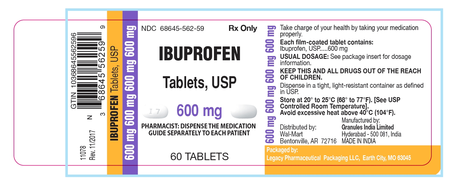 Ibuprofen Tablets, USP 600mg