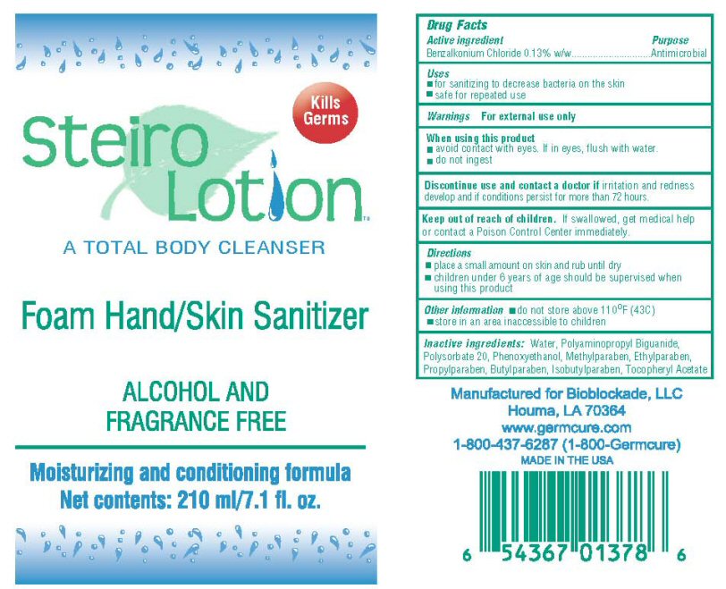 Steiro Lotion Label