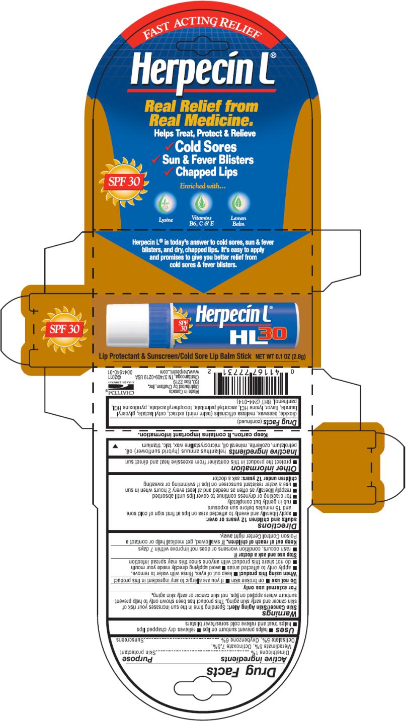 PRINCIPAL DISPLAY PANEL
Herpecin L®
SPF 30
NET WT 0.1 OZ (2.8g)