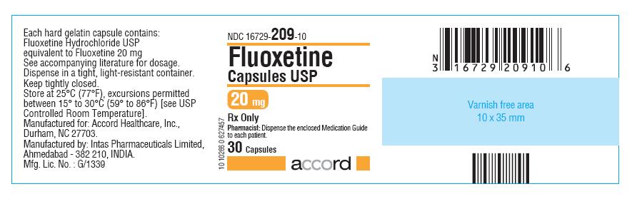 Fluoxetine capsules 20mg 