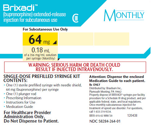 Carton - Principal Panel - 64 mg Monthly Dose