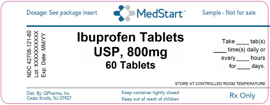 42708-121-60 Ibuprofen Tablets USP 800mg x 60 V2