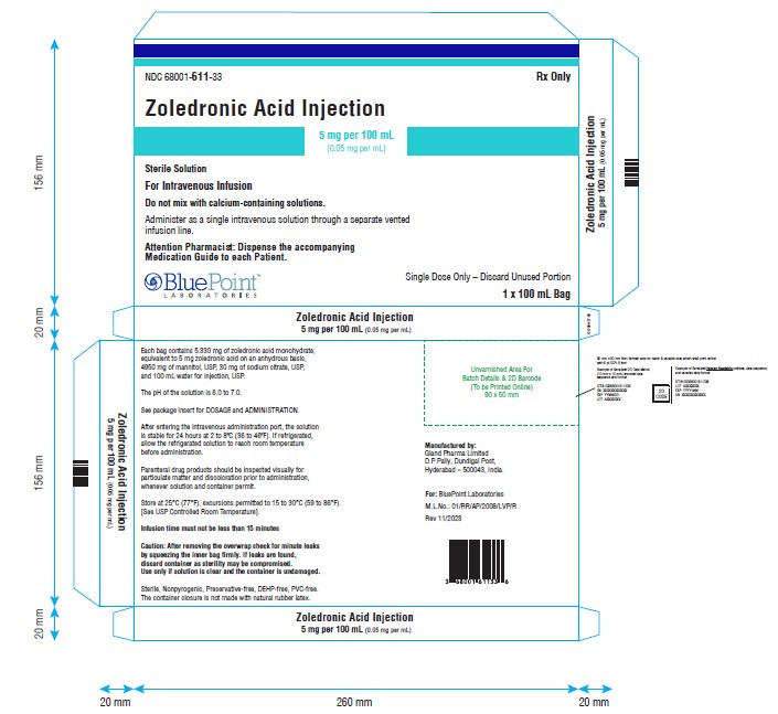 Carton Zoledronic Acid Injection 5mg per 100mL