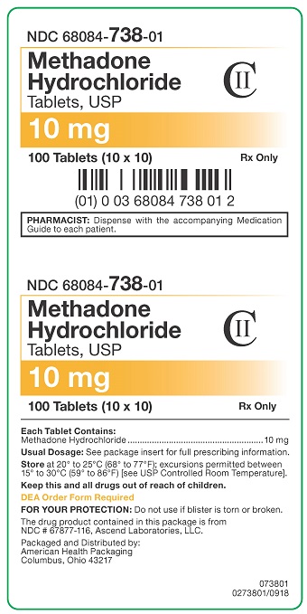10 mg Methadone HCl Tablets Carton