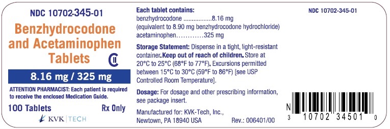 8.16 mg/325 mg Container Label