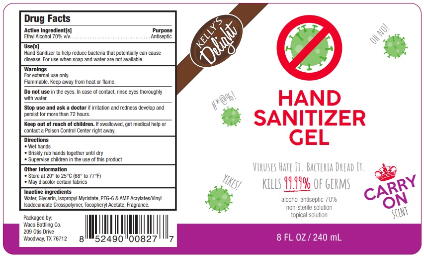Kellys Delight Carry On Hand Sanitizer