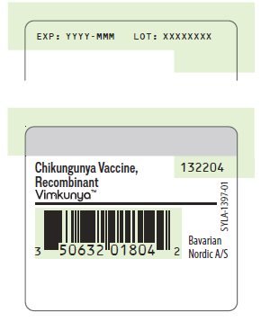 Vimkunya (Chikungunya Vaccine, Recombinant) Syringe Label