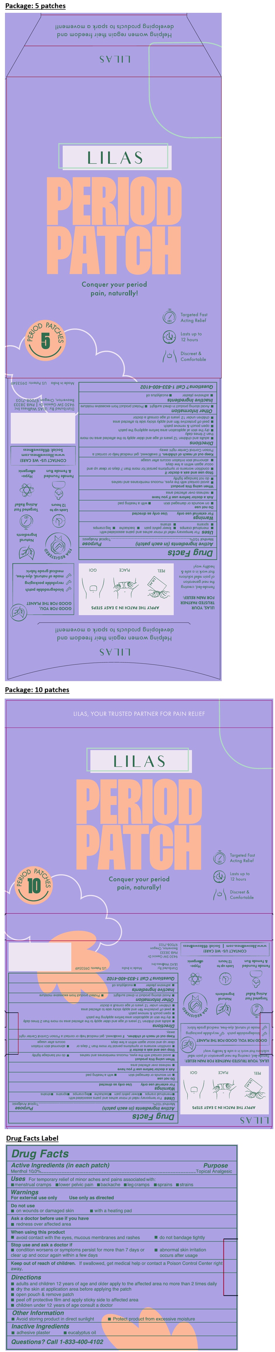 LILAS PERIOD PATCH