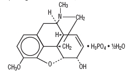 Codeine Phosphate Structural Formula