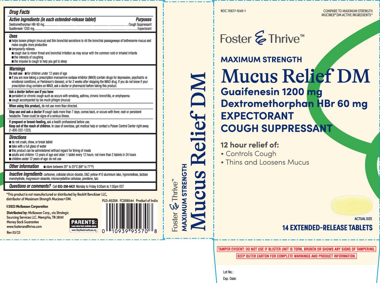 MUCUS RELIEF DM- Guaifenesin, Dextromethorphan Hbr Tablet, Extended Release