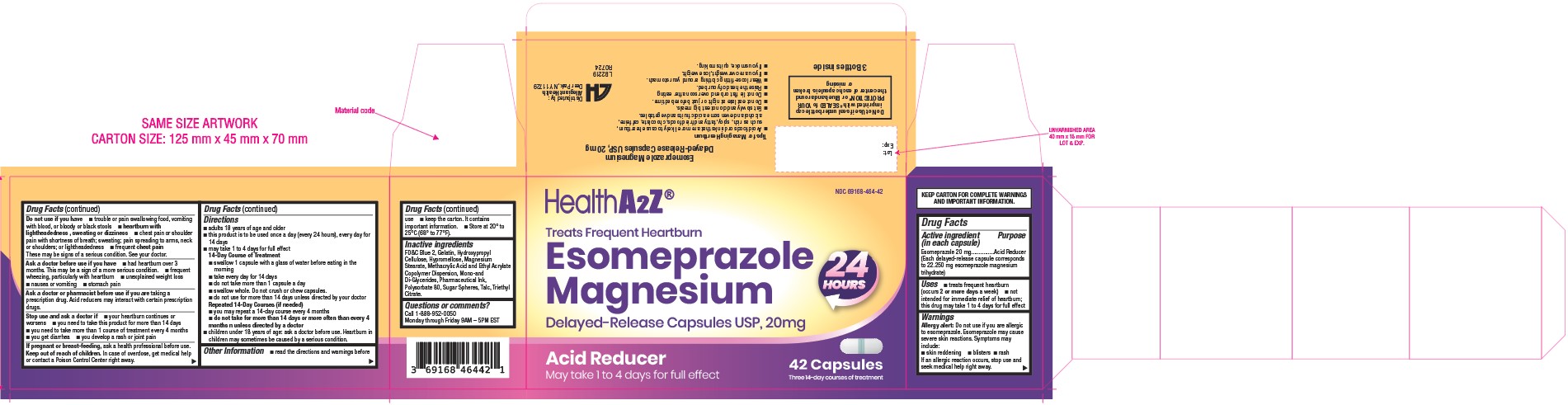 Esomeprazole Magnesium Delayed-Release Capsule USP, 20mg 24HR