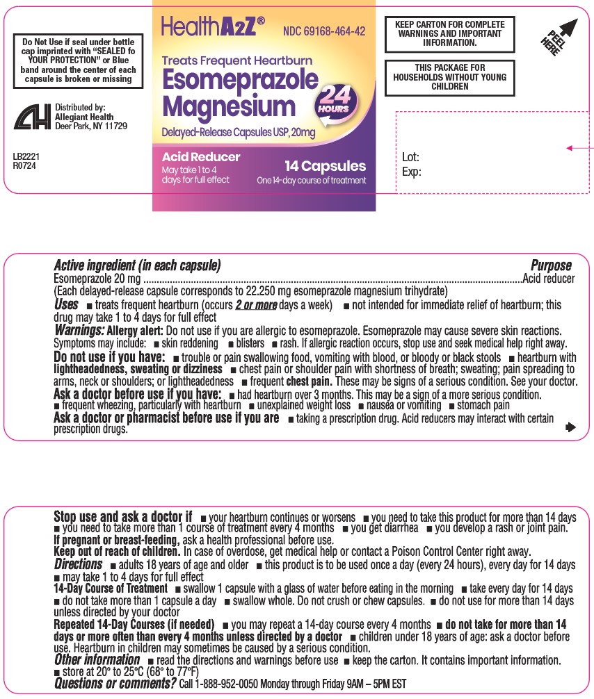 Esomeprazole Magnesium Delayed-Release Capsule USP, 20mg 24HR