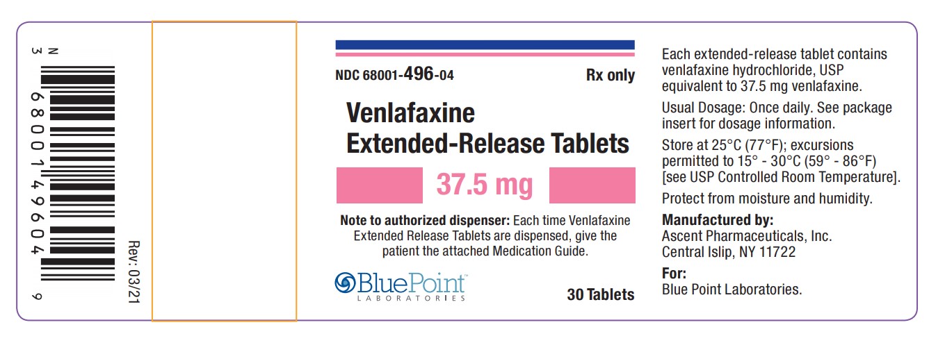 Venlafaxine ER Tab 37.5