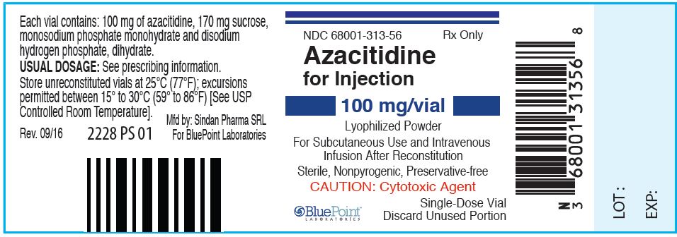 Azacitidine Inj_100mg_Rev 09-16_BluePoint Label - Approved