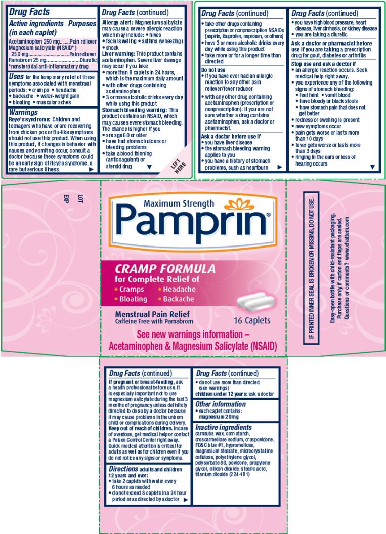 Pamprin Cramp Menstrual Pain Relief