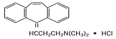 Cyclobenzaprine hydrochloride structural formula