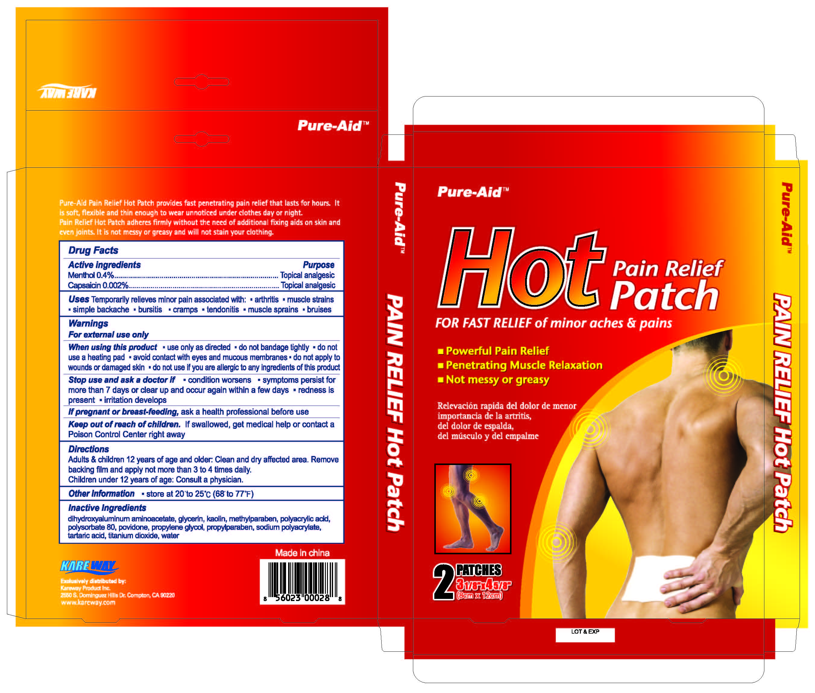 Pain Relief Hot  Patch