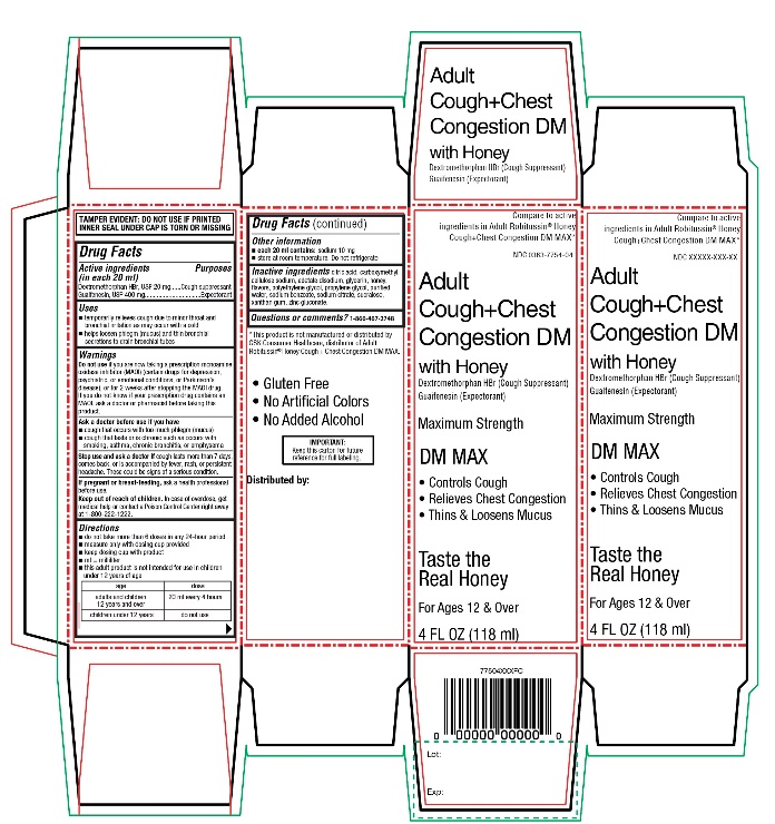 WAG Adult Cough+ Chest Congestion DM with Honey 