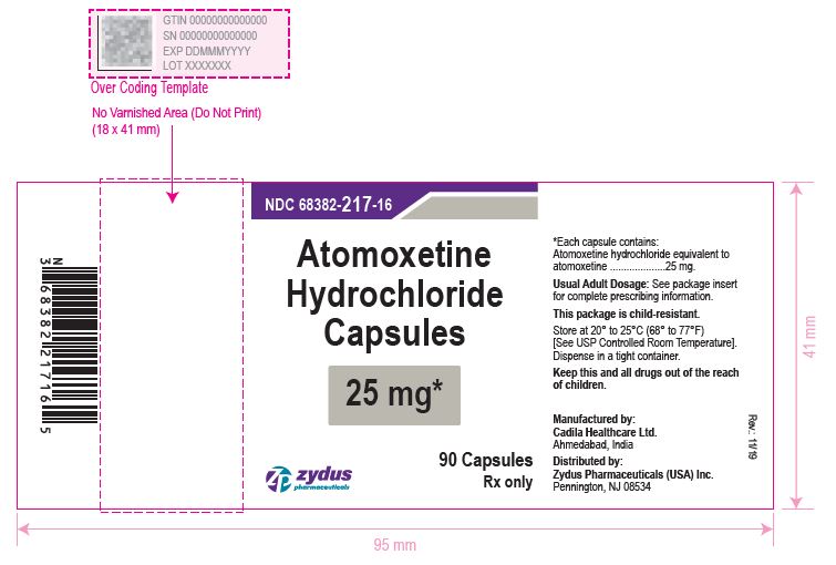 Atomoxetine 25 mg