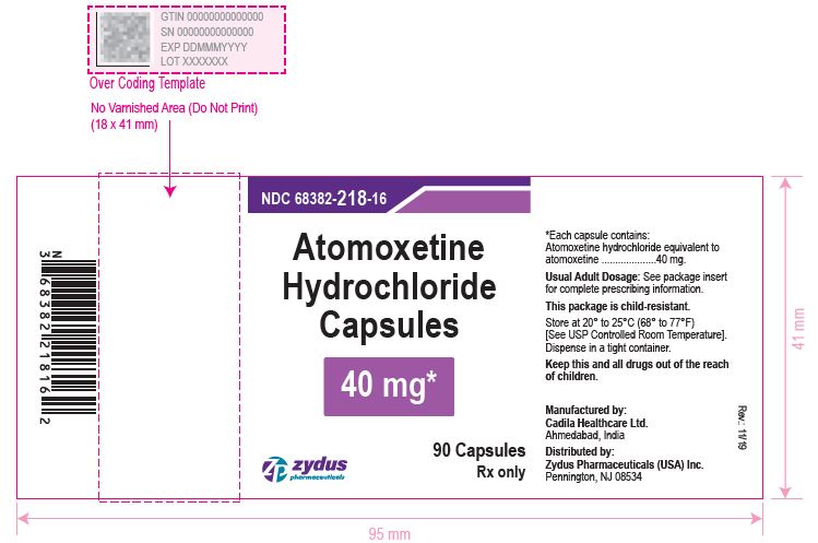 Atomoxetine 40 mg