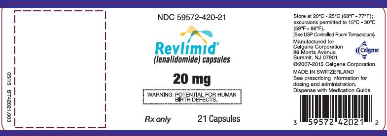 20 mg - 21 Count Bottle