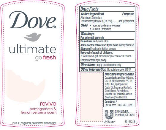 Dove UGF Revive 2.6 oz front and back PDP