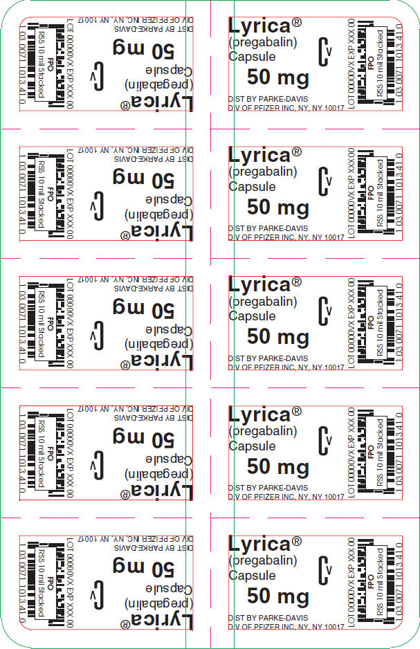PRINCIPAL DISPLAY PANEL - 50 mg Capsule Blister Pack