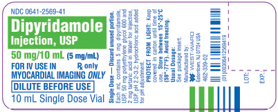 Dipyridamole Injection, USP 50 mg/ 10 mL 10 mL Single Dose Vial