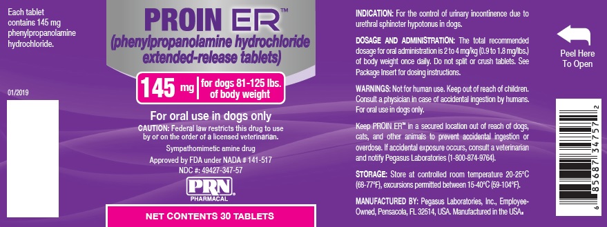 Proin ER 145 mg 30 ct label
