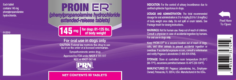 Proin ER 145 mg 90 ct label