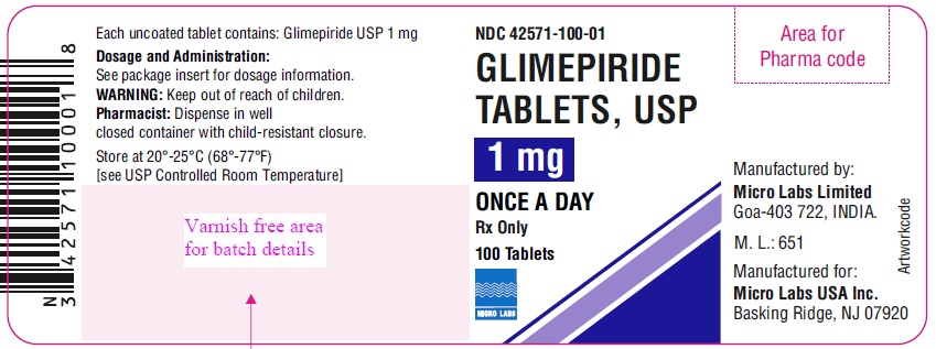 micro labs 1 mg label
