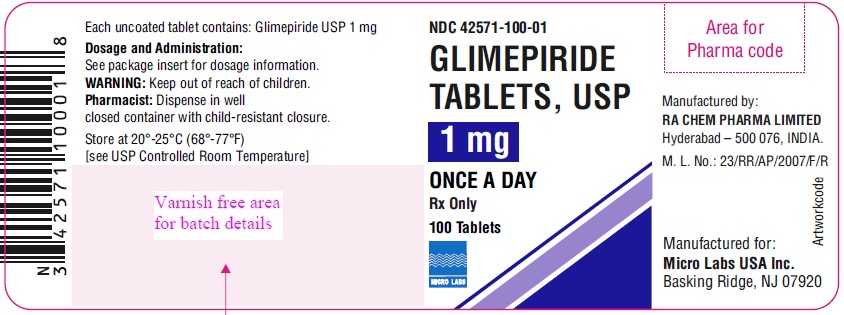 RA Chem 1 mg label