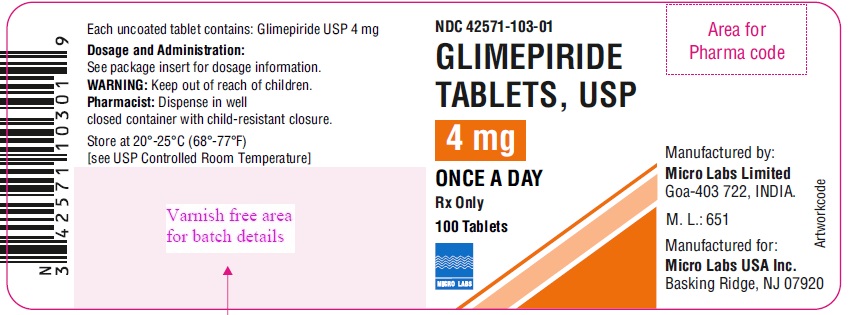 micro labs 4 mg label