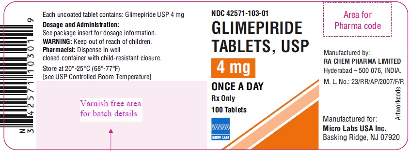 RA Chem 4 mg label