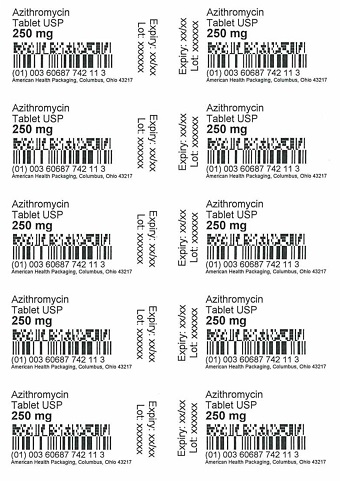 250 mg Azithromycin Tablets Blister