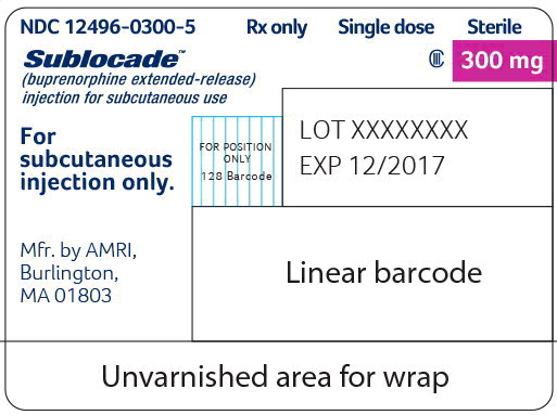 Principal Display Panel - Sublocade 300 mg Syringe Label
