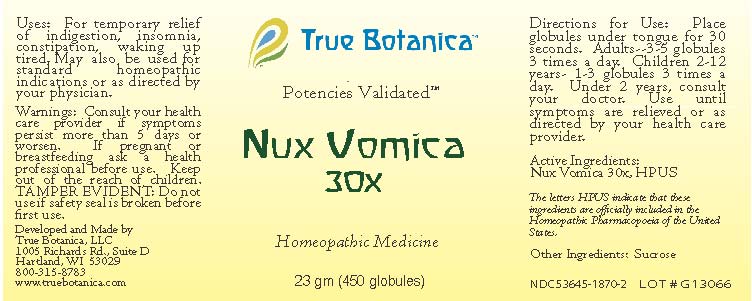 Nux Vomica 30X