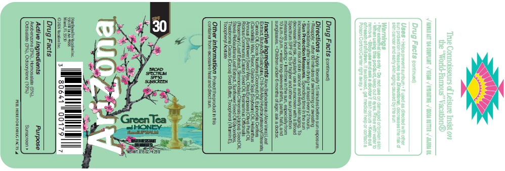 PRINCIPAL DISPLAY PANEL - 4.25 G Tube Label - Green Tea and HONEY