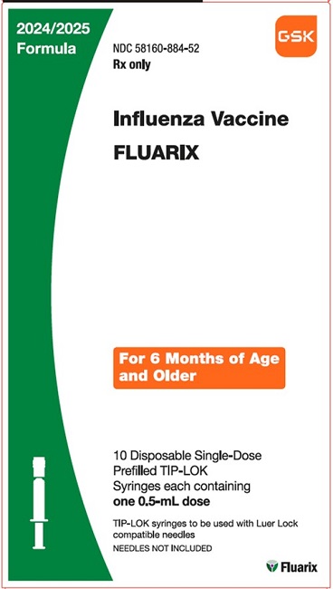 Fluarix Trivalent 2024-2025 10 dose carton