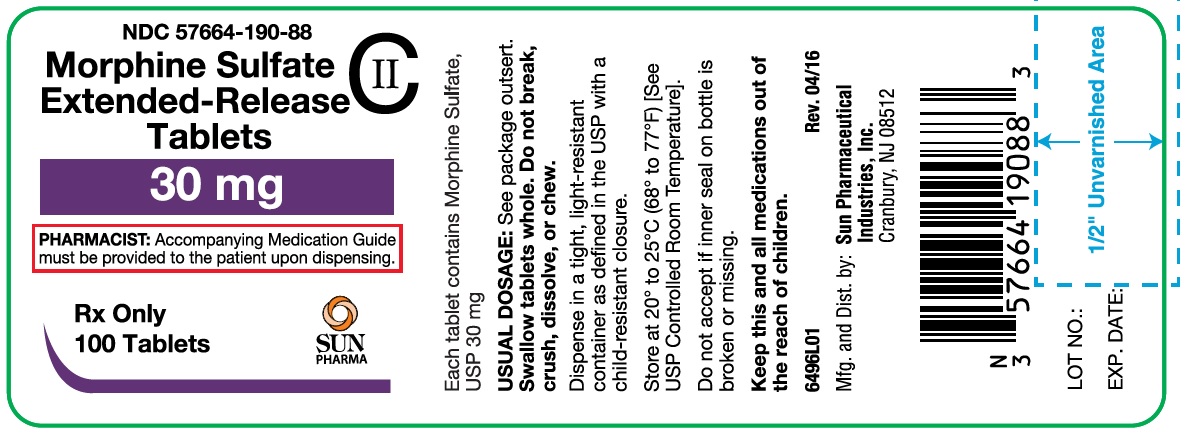 Morphine Sulfate Exended release tablets-30mg