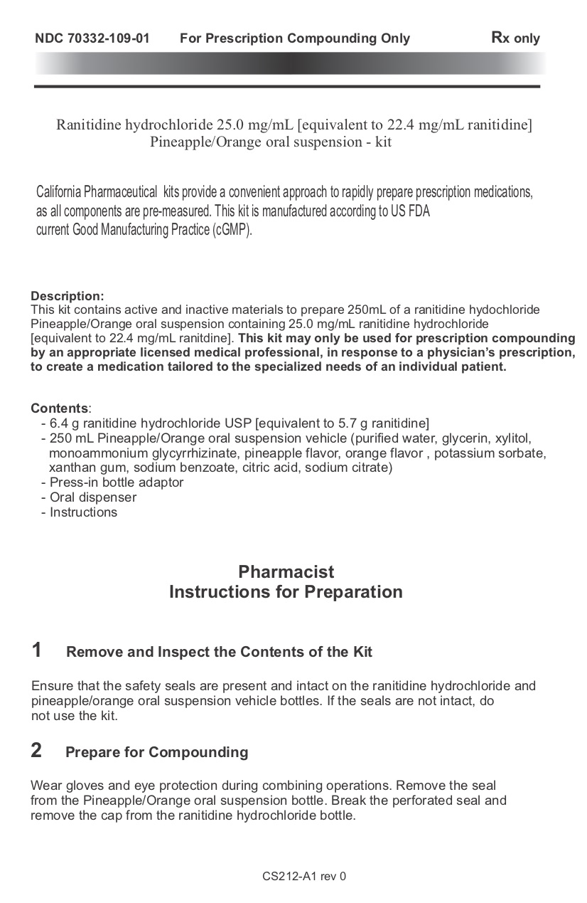 Ranitidine Hydrochloride Insert 1