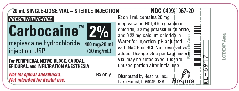 PRINCIPAL DISPLAY PANEL - 400 mg/20 mL Vial Label