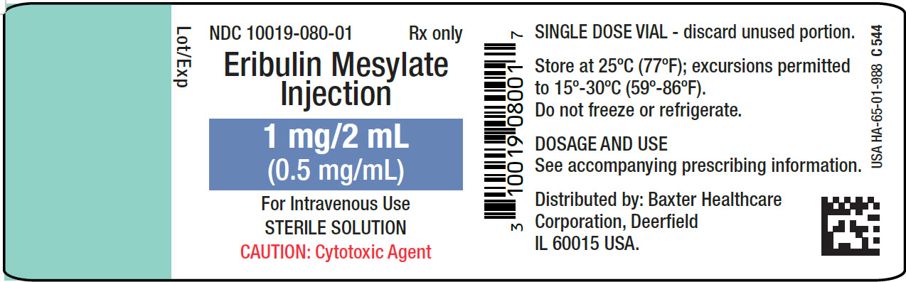 Eriibulin Representative Container Label - NDC: <a href=/NDC/10119-080-01>10119-080-01</a>