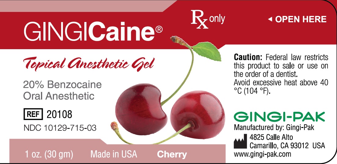 Gingicaine gel Cherry